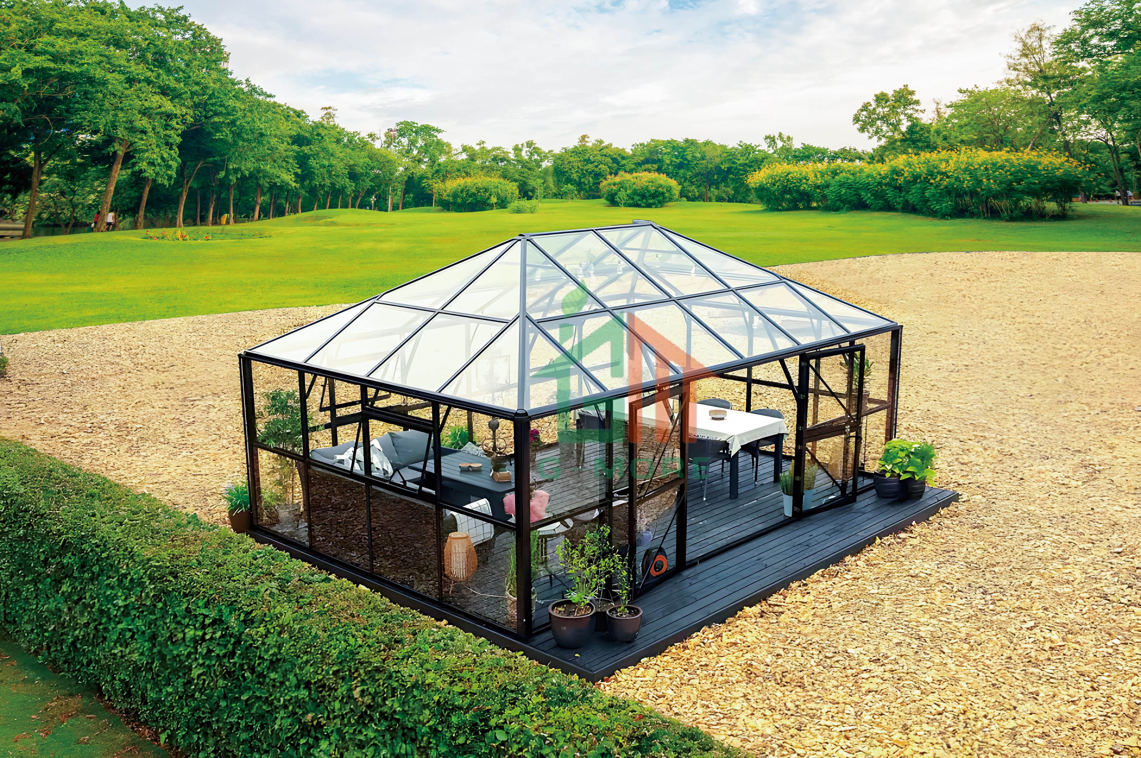 G-more Titan Gazebo Series Greenhouse-GT8406
