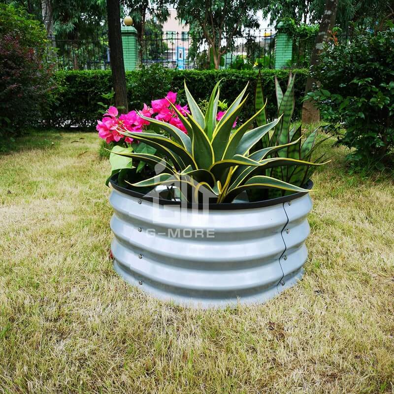 G-MORE 60 x 60CM Fast Assembly Sliver Raised Garden Beds