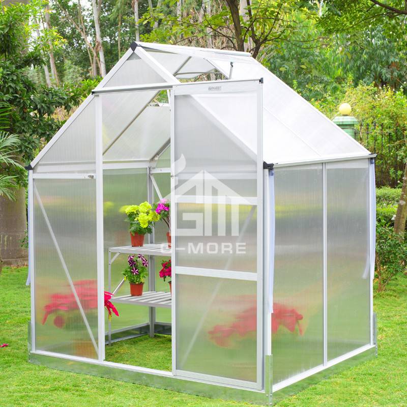 6'x4' Low Cost Agriculture Polycarbonate Flowerhouse Kits