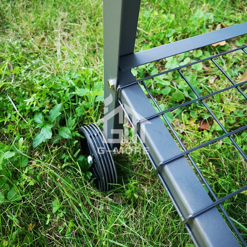 3'x1.5' G-MORE Two-Wheels, Stainless Bolt & nuts Versatile Steel Potting Bench