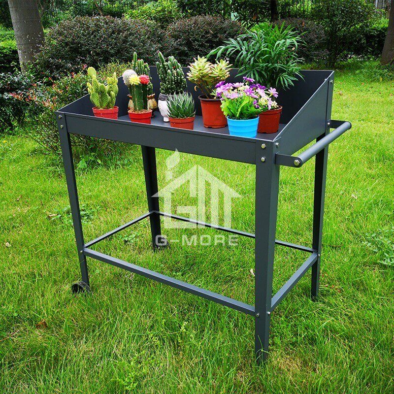 3.3'x1' G-MORE GARDEN PLANTER BOX,Stainless Bolt & nuts Versatile Steel Planter Bench