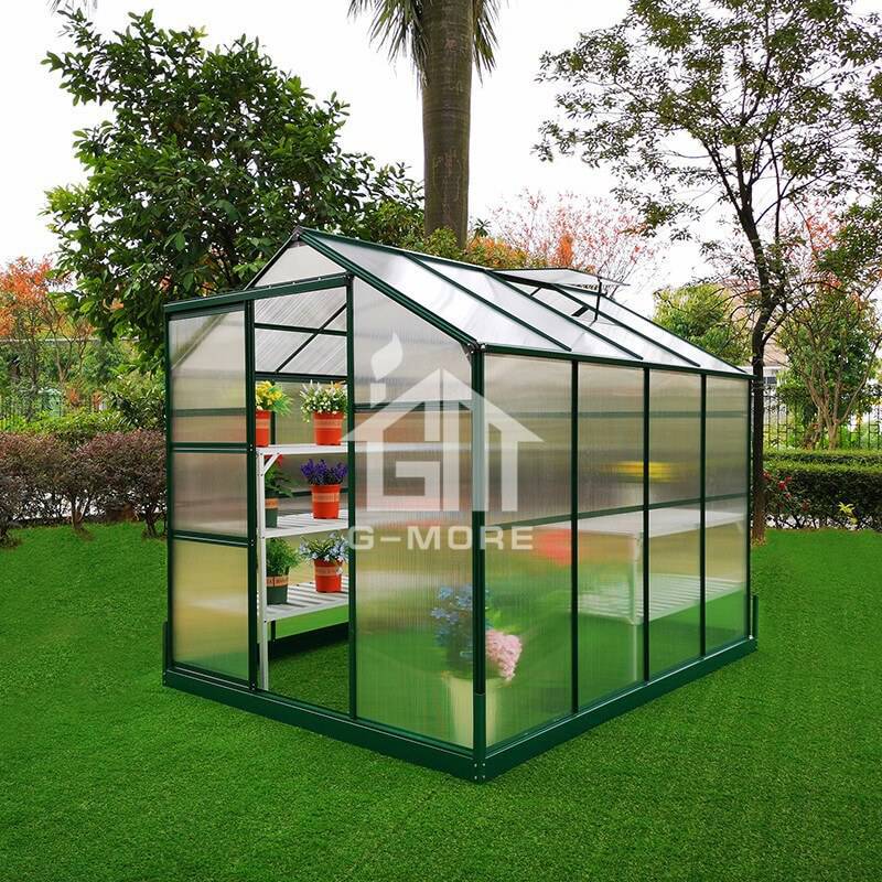 6'x8' G-more Lite Series Low Cost Easy Assembly Green Houses for sale-GL024