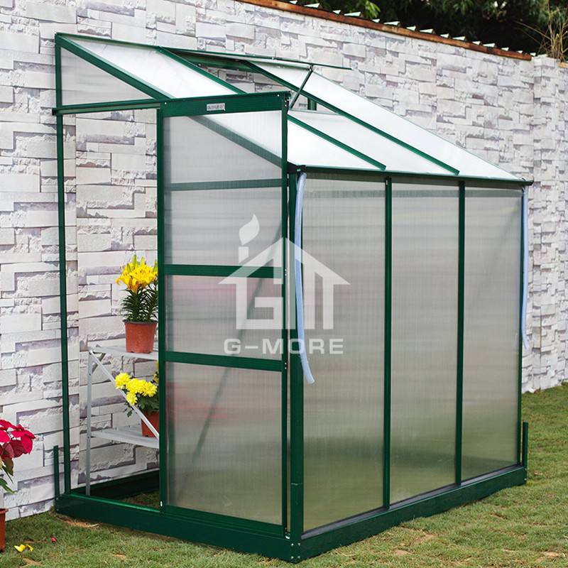 4'x6' G-more Lite Series Lean to greenhouse kits for sale-GL043