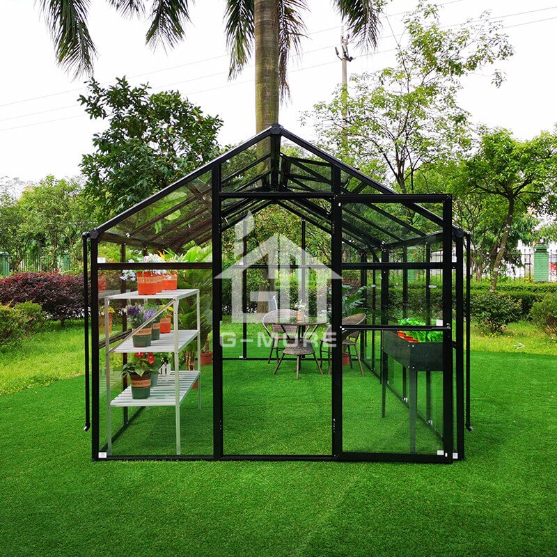 10.8'x8.4 G-more Elite Luxury gazebo outdoor glass sunroom-GE1304