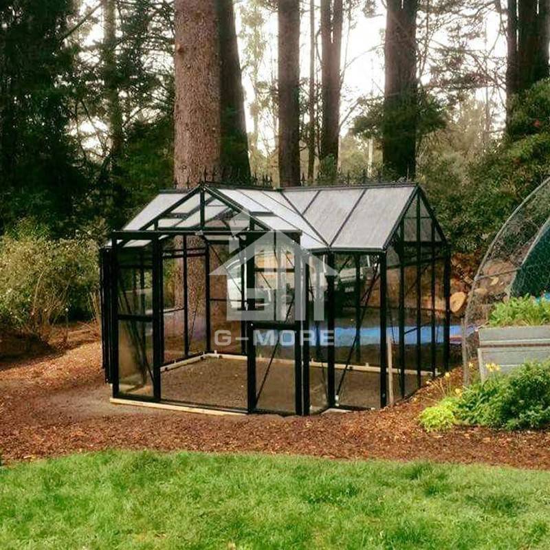 12.4'x10.5' G-more Orangery series Modular Design Polycarbonate Greenhouses-GM34506