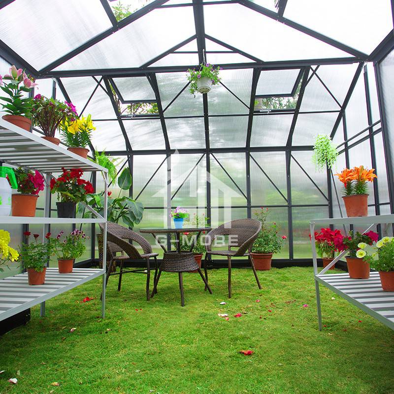 G-more Orangery Series Heavy Duty Glass Greenhouse-GM34606