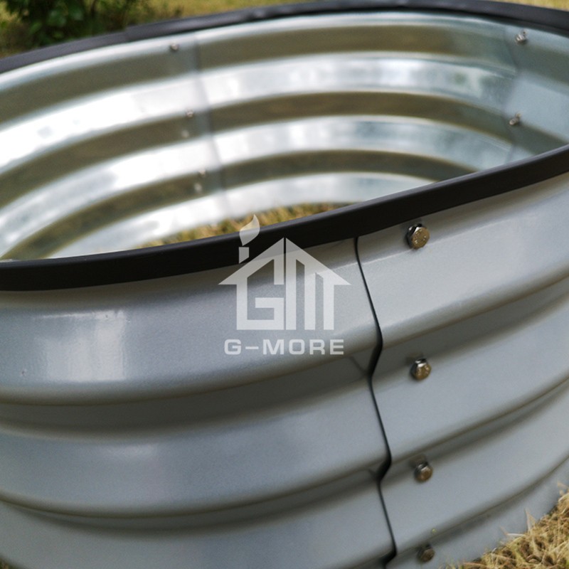 G-MORE 60 x 60CM Fast Assembly Sliver Raised Garden Beds