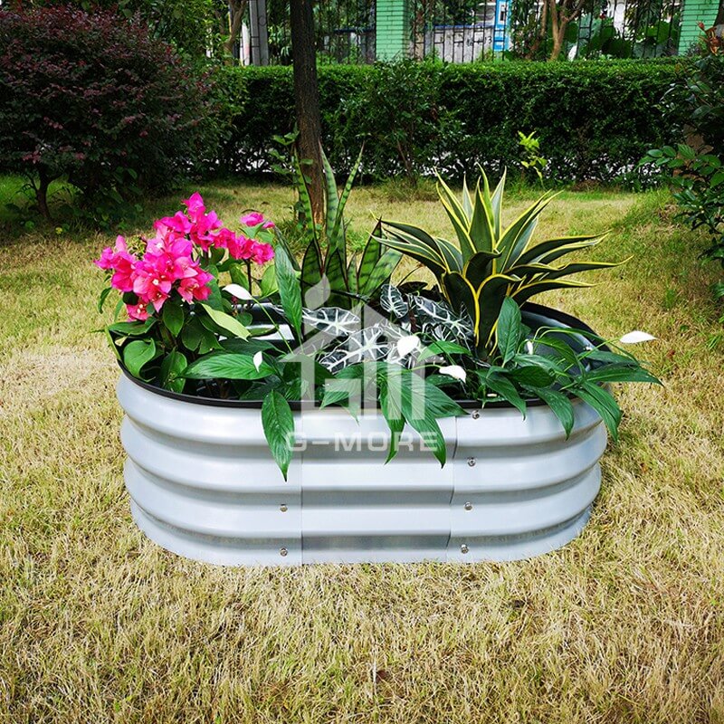 G-MORE 60 x 90CM Fast Assembly Sliver Raised Garden Beds